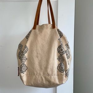 Free People Canvas Tote